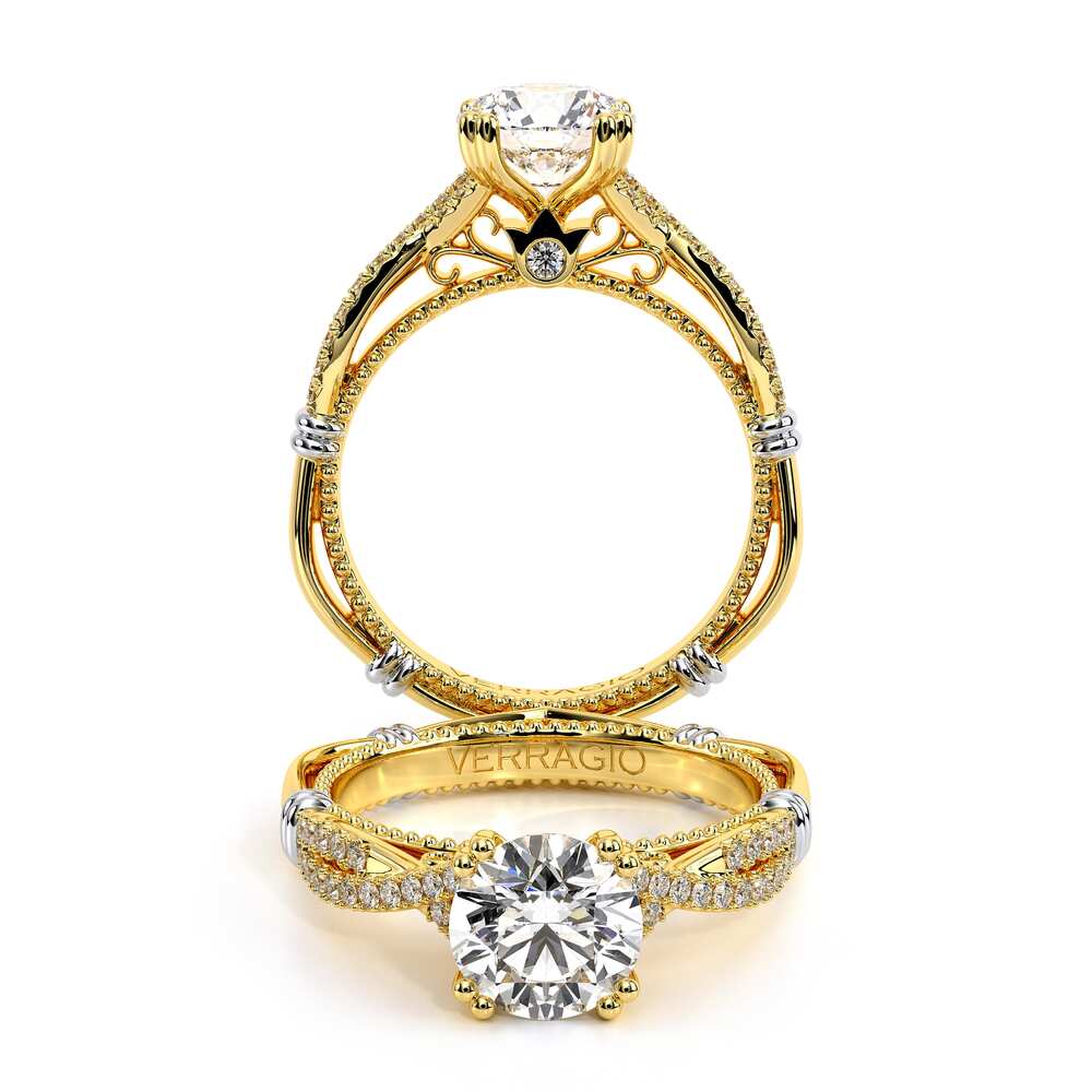 Verragio Pave Round Engagement Ring
