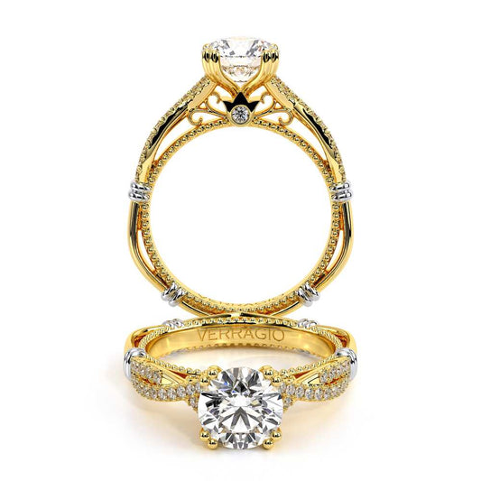 Verragio Pave Round Engagement Ring