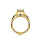 Verragio Halo Princess Engagement Ring