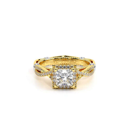 Verragio Halo Princess Engagement Ring