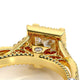 Verragio Halo Princess Engagement Ring