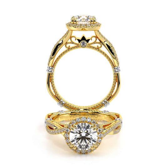 Verragio Halo Round Engagement Ring