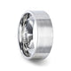 ARISTOCRAT Silver Brushed Finish Flat Style Wedding Band - 4mm & 8mm - Thorsten Rings