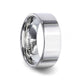 ARGENTA Silver Polished Finish Flat Style Women's Wedding Band - 4mm - Thorsten Rings