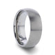 ERIS Men's Titanium Brushed Finish Domed Wedding Band - 6mm & 8mm - Thorsten Rings