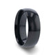 VAREN Black Titanium Polished Finish Men's Domed Wedding Band - 8mm - Thorsten Rings