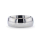 PETERSON Titanium Polished Finish Domed Men's Wedding Band - 6mm & 8mm