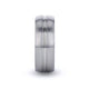 UPTON Titanium Brushed Finish Men's Wedding Ring with Polished Grooved Center - 8mm
