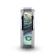 KAUI Titanium Polished Finish Mother Of Pearl Inlaid Men's Beveled Wedding Band - 6mm & 8mm