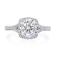 Round Bloom Engagement Ring