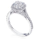 Round Bloom Engagement Ring