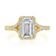 Emerald Bloom Engagement Ring
