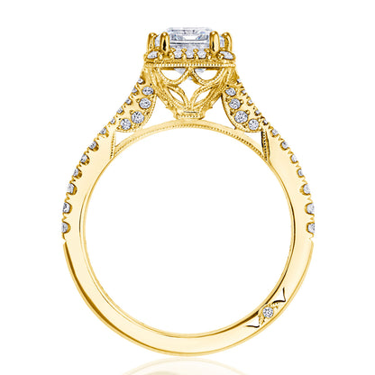 Emerald Bloom Engagement Ring