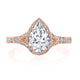 Pear Bloom Engagement Ring