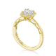 Tacori 14k Yellow Gold Coastal Crescent Collection Classic Engagement Ring Setting 0.15CTW