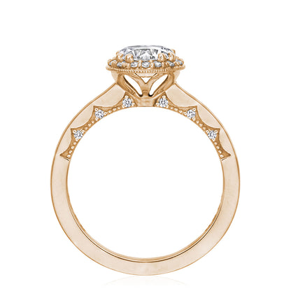 Round Bloom Engagement Ring
