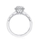 Round Bloom Engagement Ring
