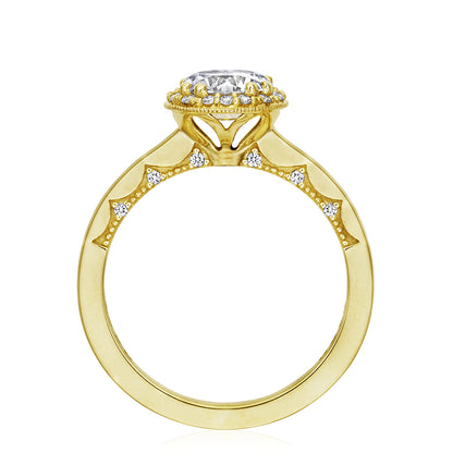 Round Bloom Engagement Ring