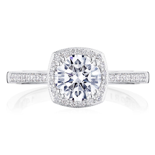 Round Bloom Engagement Ring