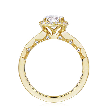 Round Bloom Engagement Ring
