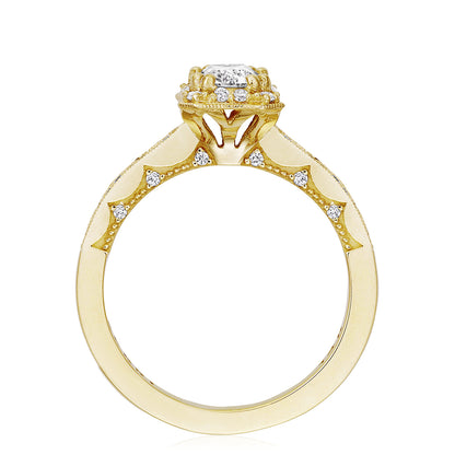 Emerald Bloom Engagement Ring