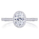 Oval Bloom Engagement Ring