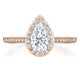 Pear Bloom Engagement Ring