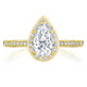 Pear Bloom Engagement Ring