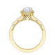 Tacori 14k Yellow Gold Coastal Crescent Collection Classic Engagement Ring Setting 0.24CTW