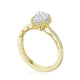 Tacori 14k Yellow Gold Coastal Crescent Collection Classic Engagement Ring Setting 0.24CTW