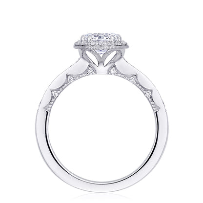 Round Bloom Engagement Ring