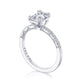Emerald Solitaire Engagement Ring