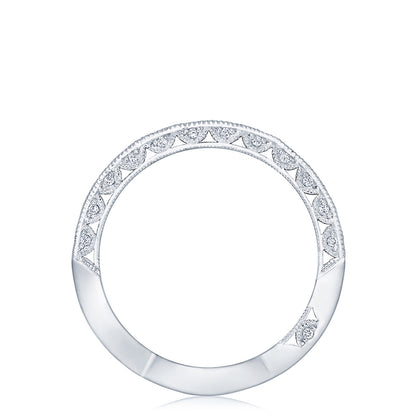 Twist with Diamond Accent Wedding Band