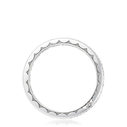 Channel Set Wedding Band