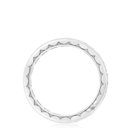 Channel Set Wedding Band