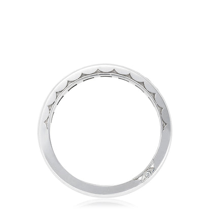Channel Set Wedding Band