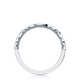 Marquise Design Wedding Band - 2.5mm
