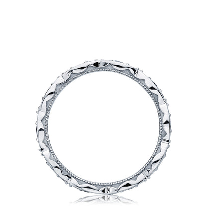 Marquise Design Wedding Band - 3mm