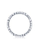 Marquise and Round Design Wedding Band