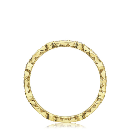 Marquise and Round Design Wedding Band