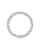 French Pavé Diamond Wedding Band - 2.5mm