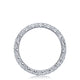 French Pavé Diamond Wedding Band - 2mm