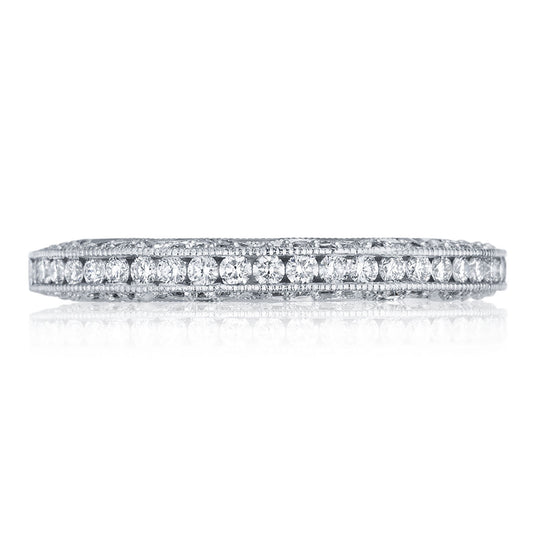 Channel Set Wedding Band