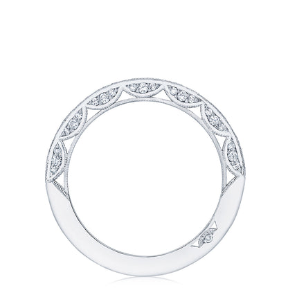 Channel Set Wedding Band