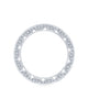 Channel Set Wedding Band