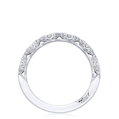 Marquise Shape Design Detail Wedding Band