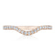 Curve with French Pavé Diamonds Wedding Band