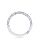 Curve with Pavé Diamonds Wedding Band