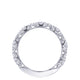 Marquise Shape Design Detail Wedding Band