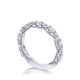 Marquise Shape Design Detail Wedding Band